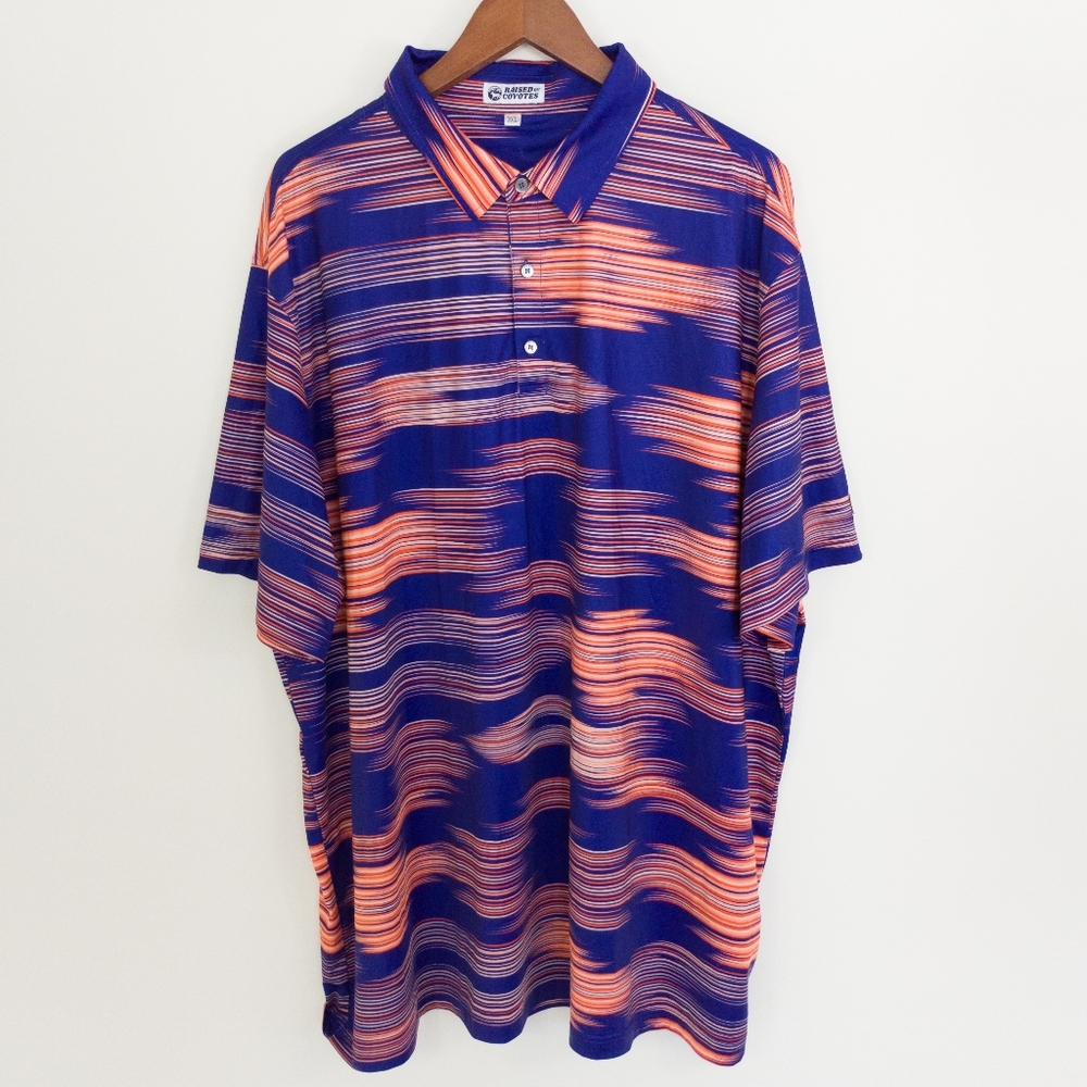 Raised By Coyotes Desert Haze Polo Shirt Size 3XL